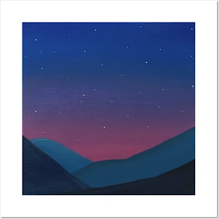 Mountain Sunset Posters and Art